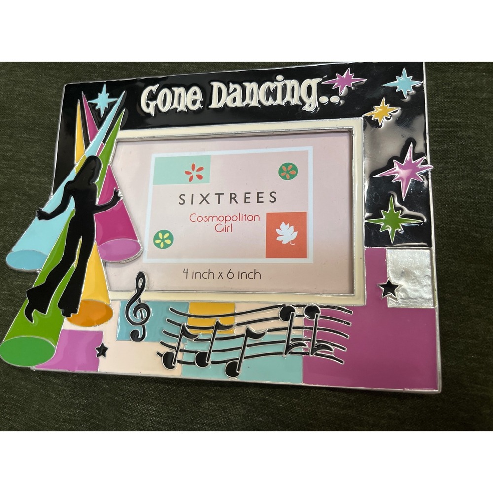 Sixtrees Gone Dancing Cosmopolitan Girl Frame 6.5" H X 8.5" W‎ Photo 4"x6"